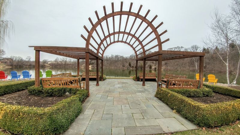 Arched Arbor Installation in Kansas City, KS