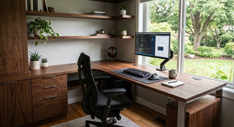 Built In Desk Installation in Winston Salem, NC