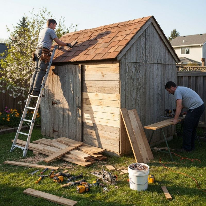 Storage Shed Repair in Olathe, KS