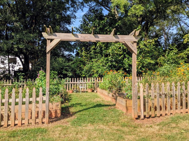 Wood Trellis Installation in Conroe, TX