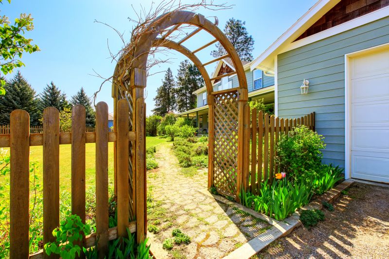 Arched Arbor Installation in Conroe, TX