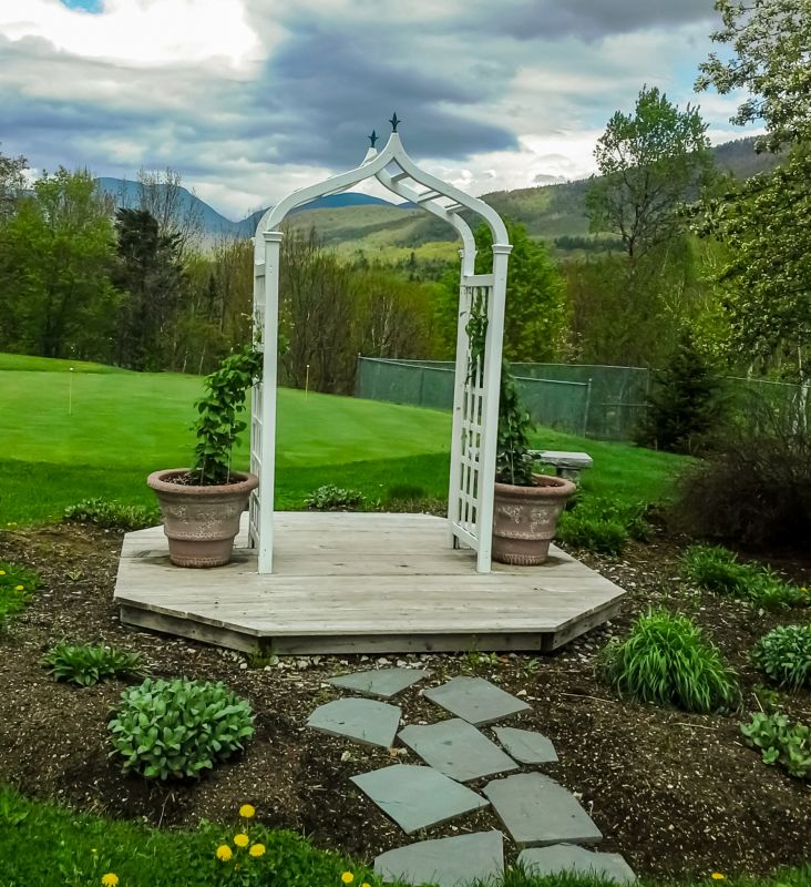Arched Arbor Installation in Alpharetta, GA