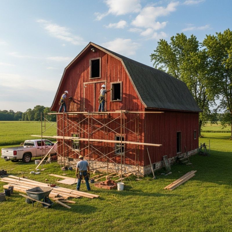 Barn Structural Repair in Conroe, TX