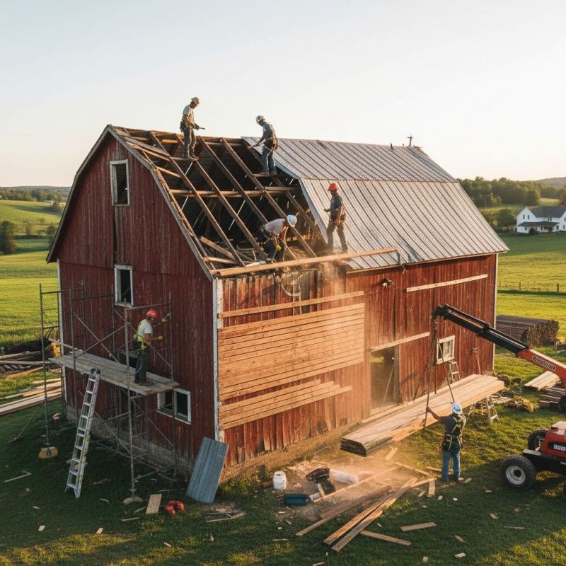 Barn Wall Repair in Olathe, KS