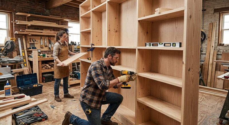 Bookcase Construction in Frederick, MD