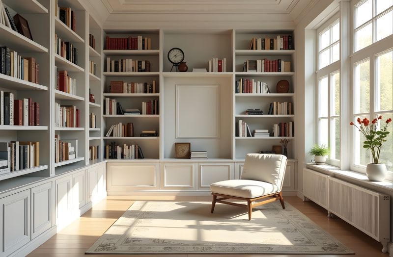 Built In Bookshelves Installation in Winston Salem, NC