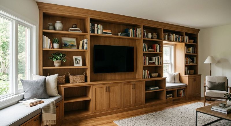 Built In Tv Cabinetry in Raleigh, NC