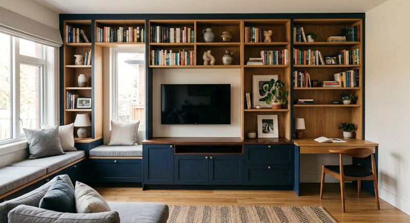 Built In Tv Cabinetry in Alexandria, VA