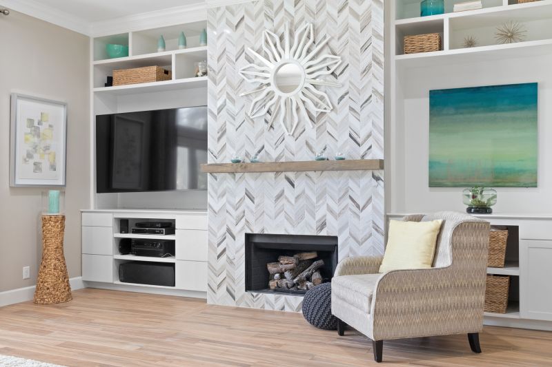 Fireplace Cabinet Installation in Winston Salem, NC