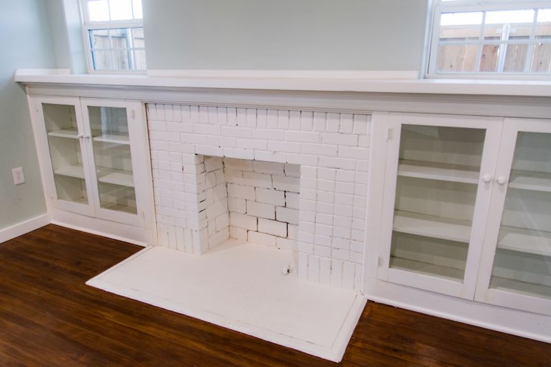 Fireplace Cabinet Installation in Annapolis, MD