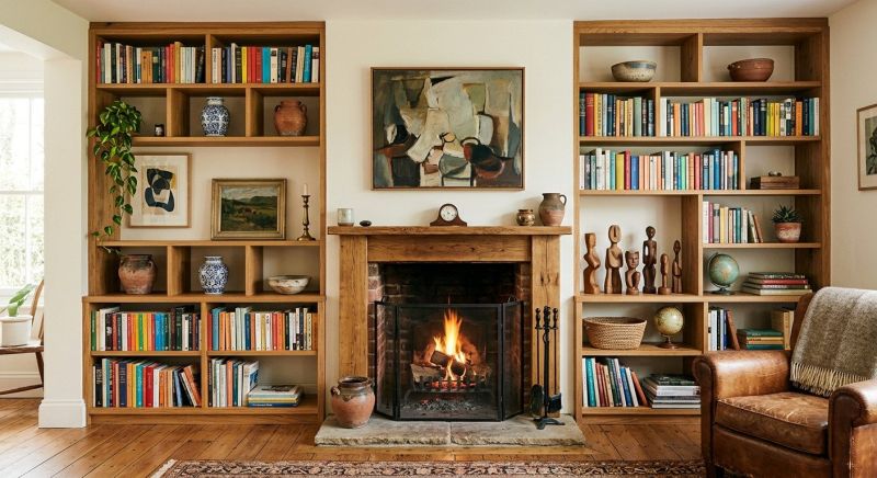Fireplace Shelves Installation in Annapolis, MD