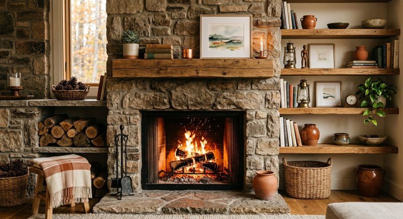 Fireplace Shelves Installation in Alexandria, VA