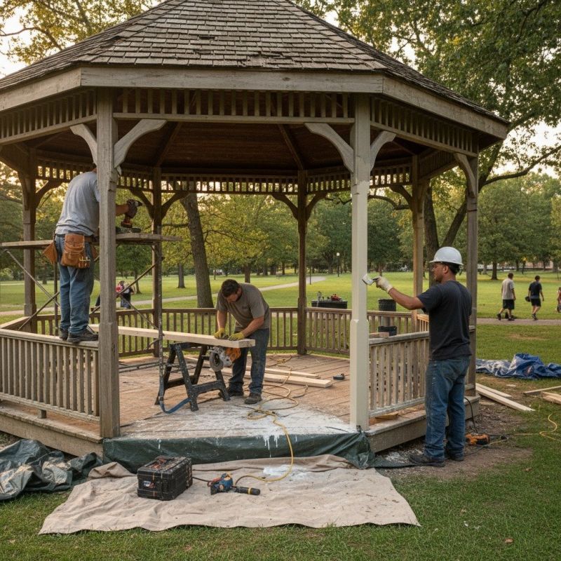 Gazebo Roof Repair in Kansas City, KS