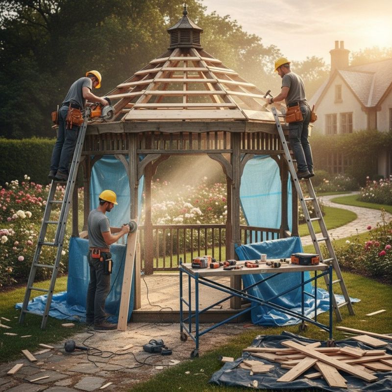 Gazebo Roof Repair in Alpharetta, GA