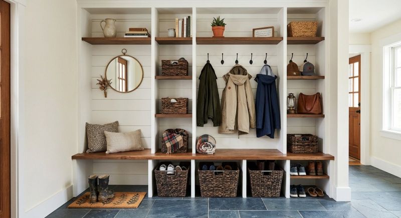 Mudroom Carpentry Installation in Annapolis, MD