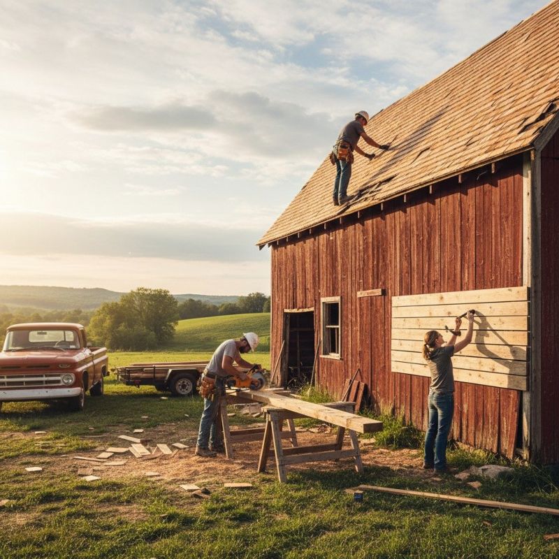 Pole Barn Repair in Conroe, TX