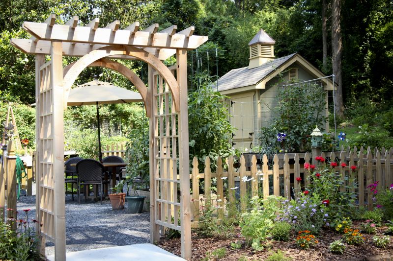 Rose Trellis Installation in Conroe, TX