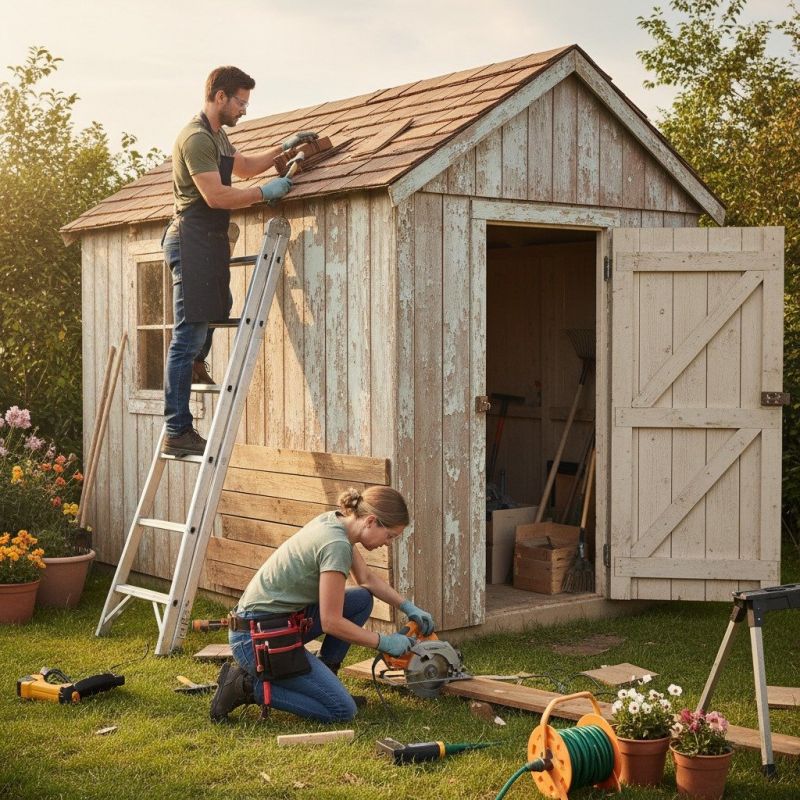 Shed Damage Repair in Kansas City, KS