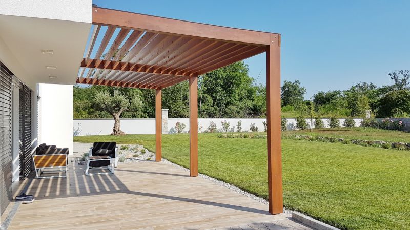 Wood Pergola Installation in Conroe, TX