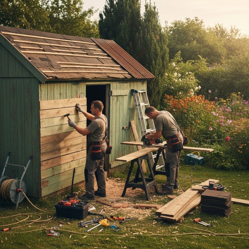 Wood Shed Repair in Kansas City, KS